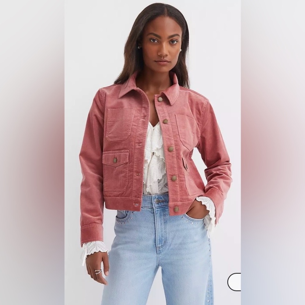 LOFT Brushed Corduroy Shirt Jacket
